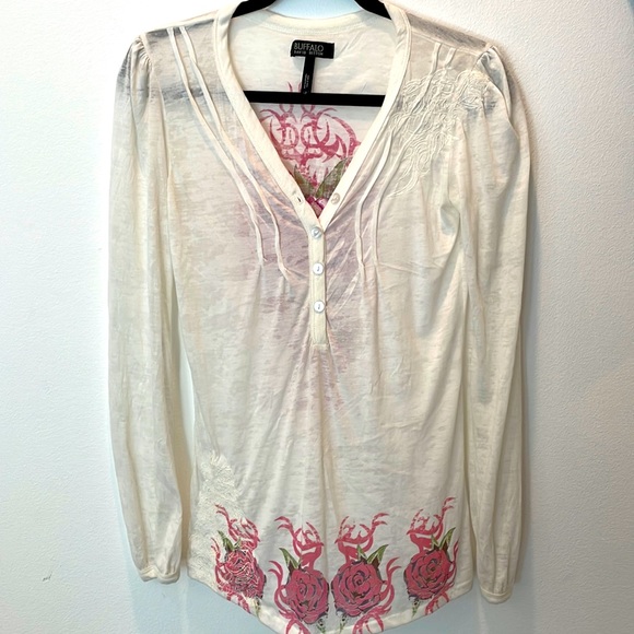 Buffalo 🦬 David Bitton long sleeve tee Small - Picture 1 of 5